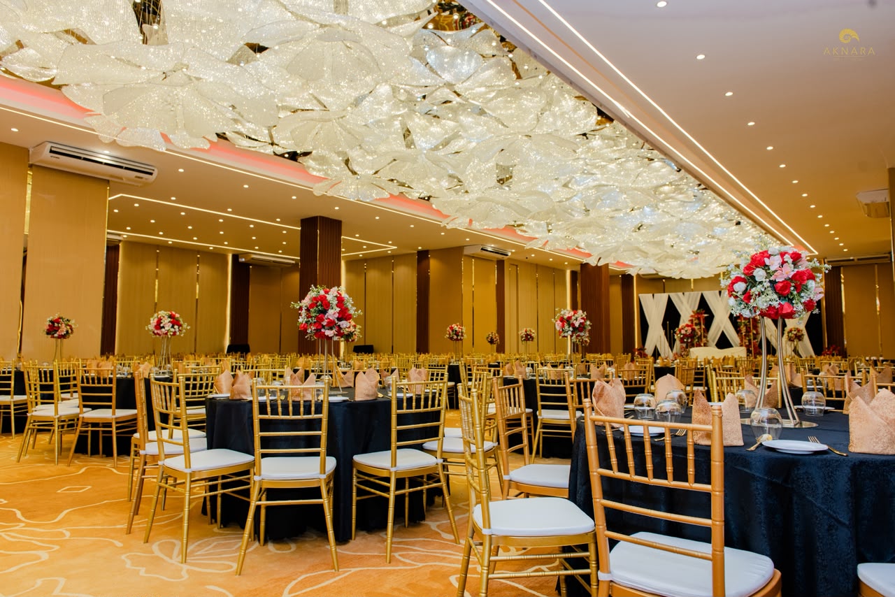 Lily Luxury Banquet Hall with Peach Theme